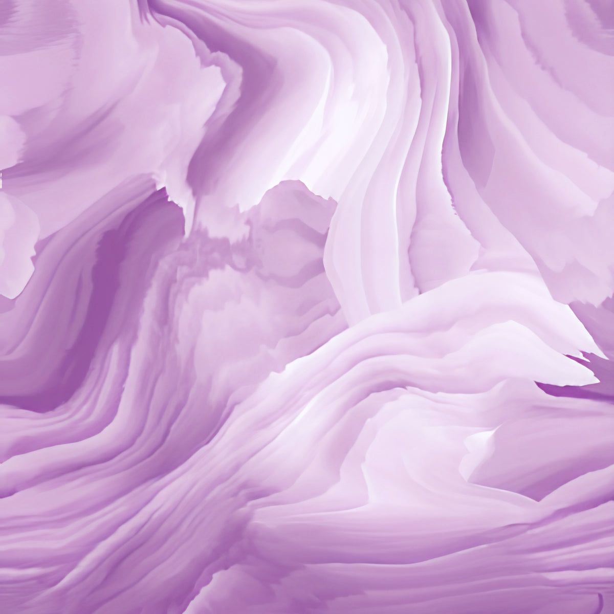 Glacier Waves lavender purple white swirling watercolour ombre tonal blender quilting cotton for floral quilts pastel patchwork sewing projects