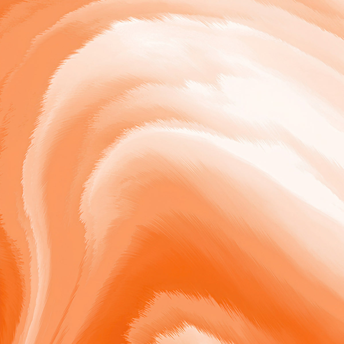 Glacier Waves Sunset tangerine orange peach white swirling watercolour ombre tonal blender quilting cotton for autumn quilts warm-toned patchwork sewing projects