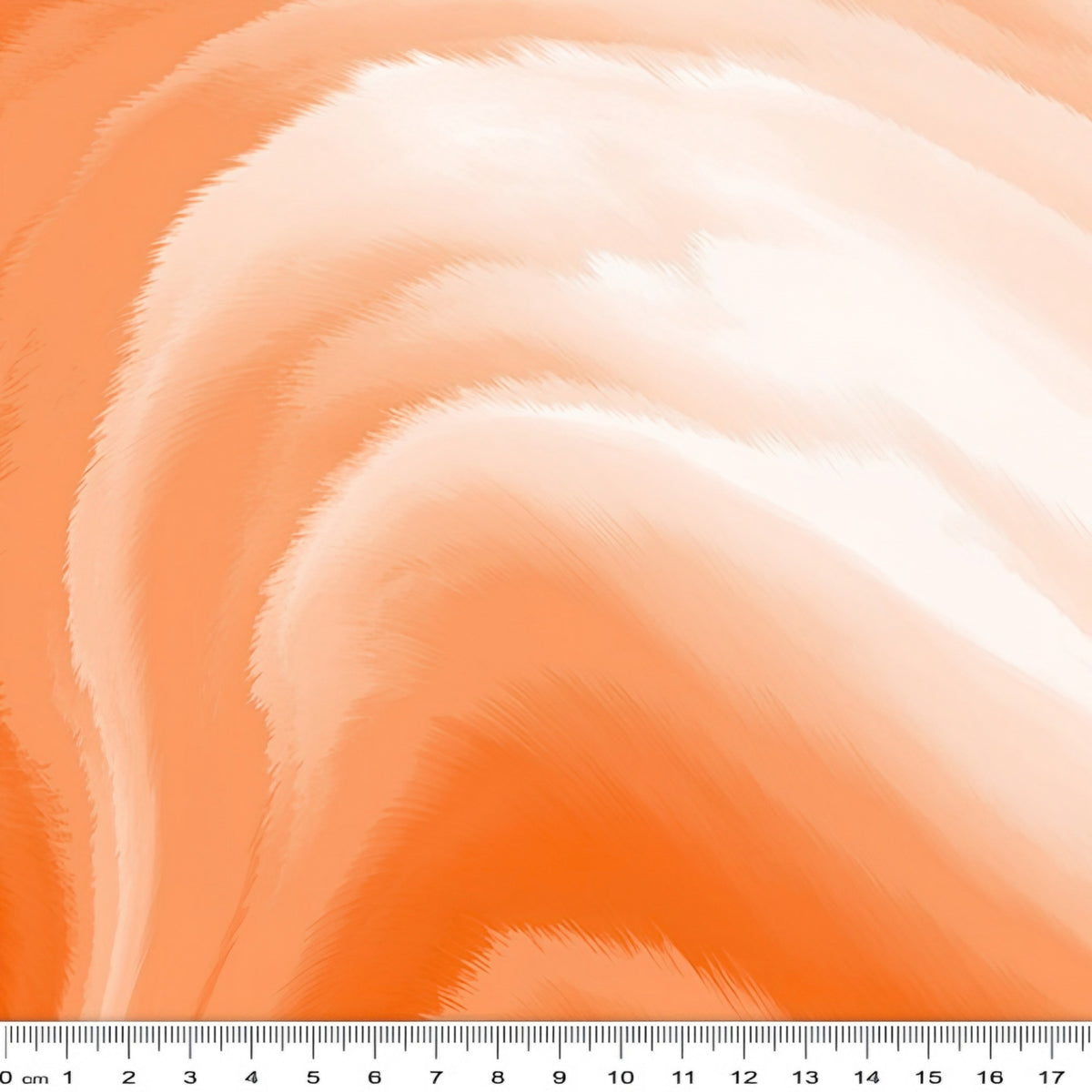 Glacier Waves Sunset tangerine orange peach white swirling watercolour ombre tonal blender quilting cotton for autumn quilts warm-toned patchwork sewing projects