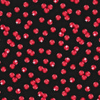 Red sequin sparkle stars black Y2K fabric for girls quilts glamorous pouches novelty patchwork sewing projects