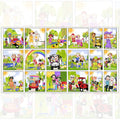 Novelty golf ladies panel multi-colour with golf carts rainbows sunshine and course scenes fabric for golf quilts cushions and golfer gifts Loralie Harris Designs
