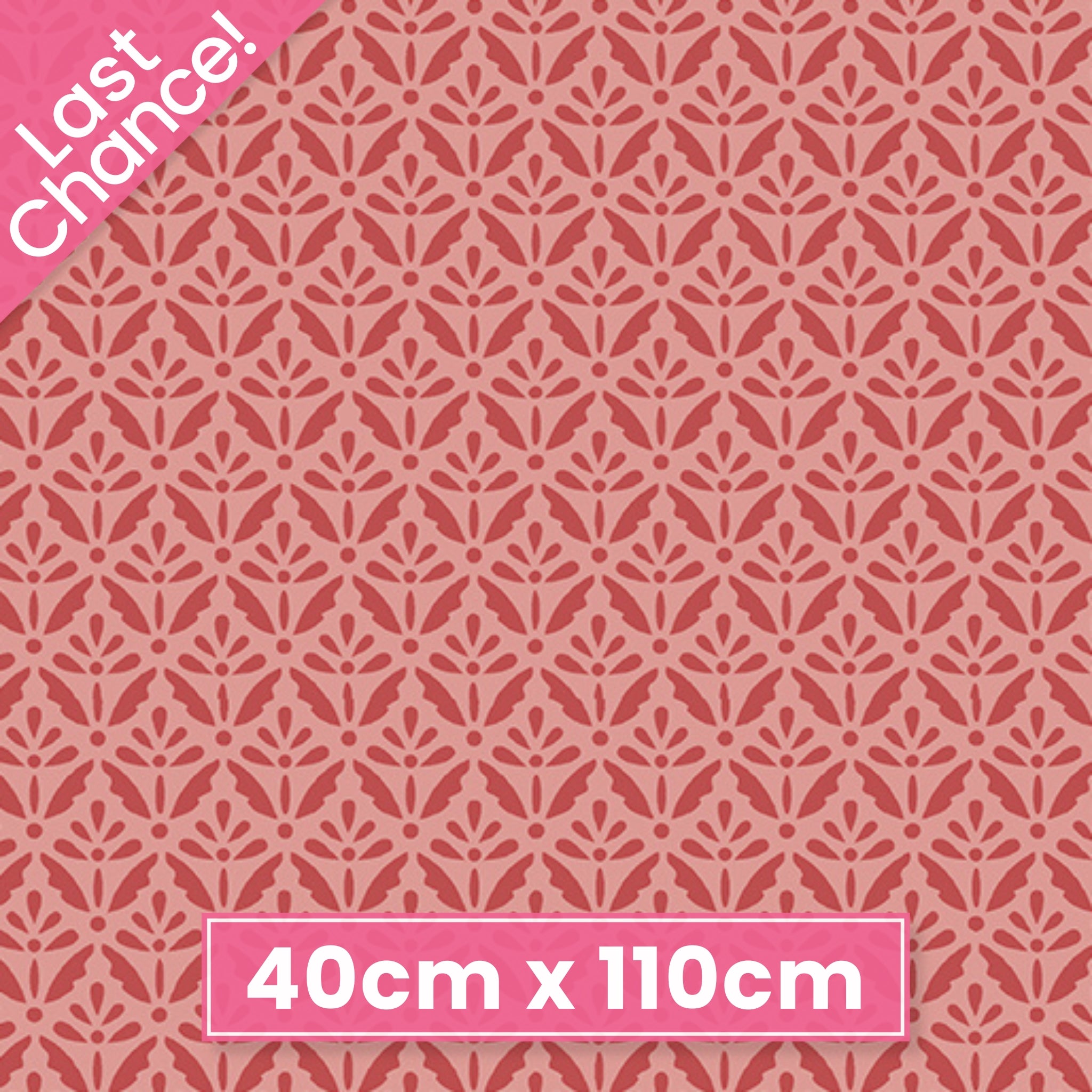 Home Grown: Floret (Rose) | 40cm x 110cm