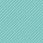 Diagonal stripes aqua teal white fabric for quilts backgrounds and garden-themed patchwork projects