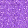 Tonal purple blender fabric with an all-over pattern of concentric circles, squares, and bubbles