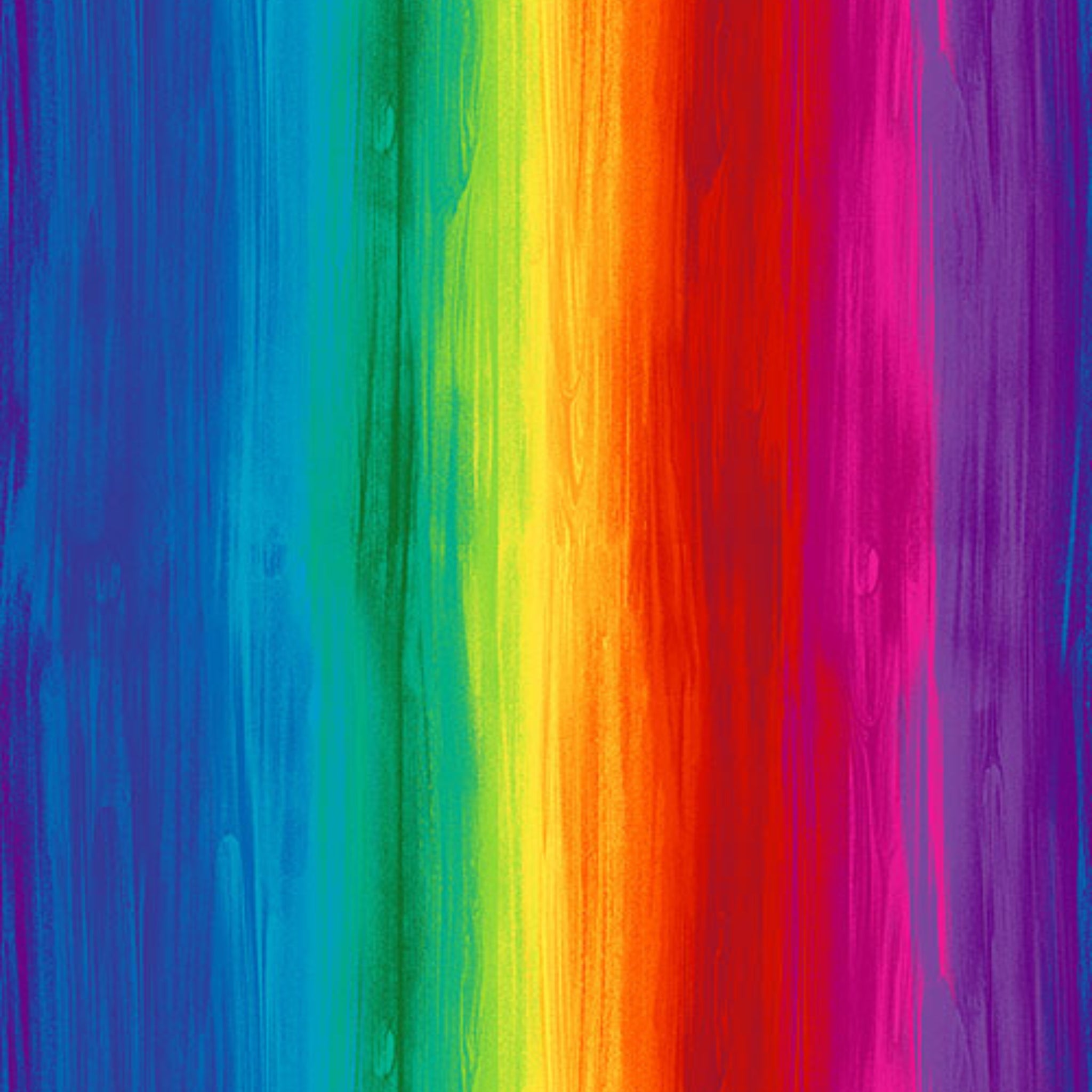 Rainbow ombré stripes digital print in vibrant multi colours for modern quilts and patchwork sewing projects