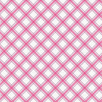 I'd Rather Be Glamping Plaid Coordinate Hot Pink - Riley Blake - Three Wishes Patchwork Fabric