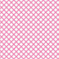 Diagonal plaid lattice hot pink white geometric quilting fabric for sashing binding cushions and bag linings