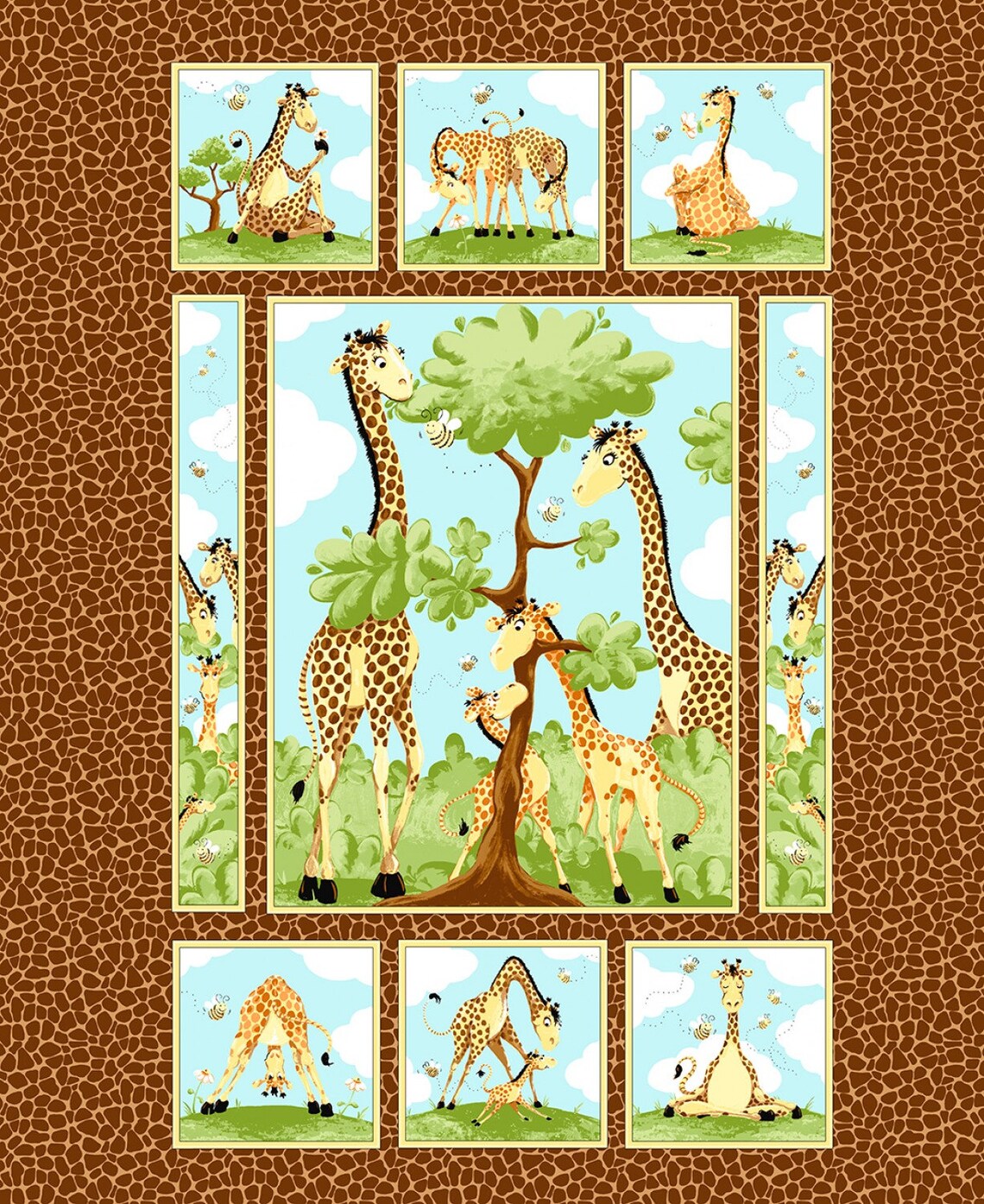 Susybee Zoe the Giraffe Panel
