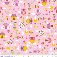 Fairy Garden Main Pink by Riley Blake