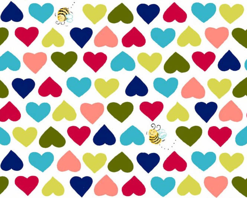 Susybee Evie the Bird: Hearts & Bees