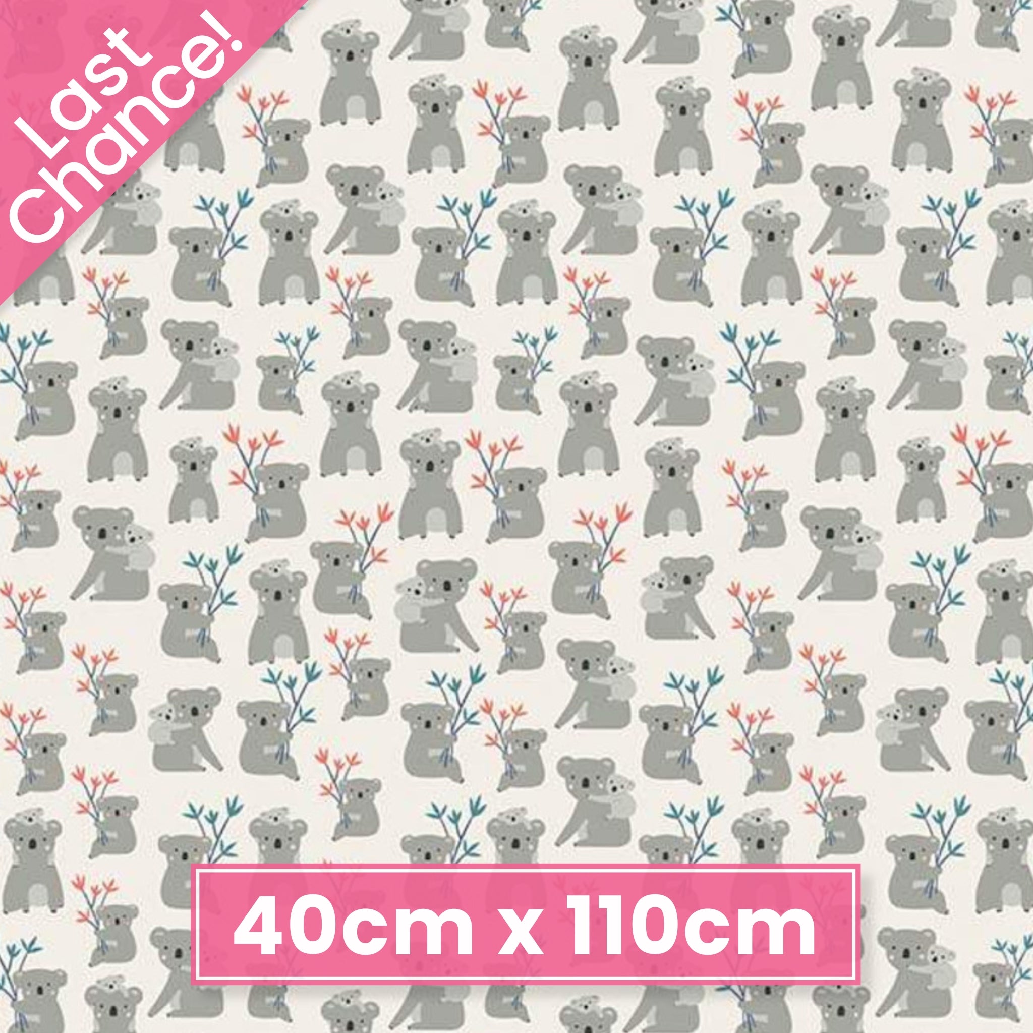 Joey: Koalas (Cream) | 40cm x 110cm