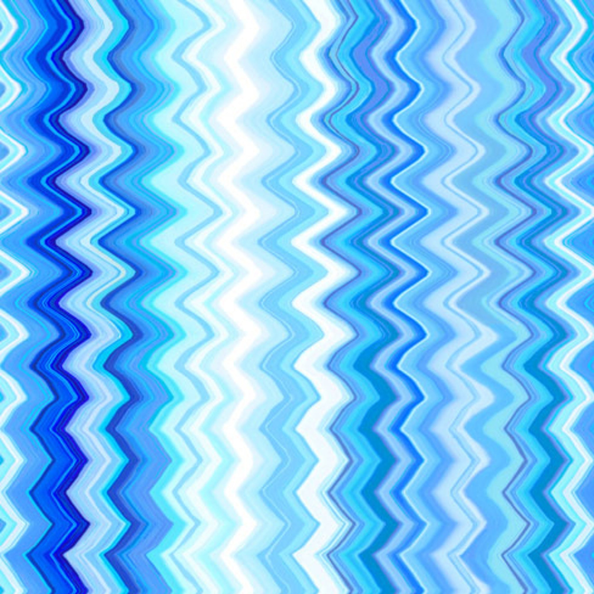 Chevron zigzag stripes cobalt blue fabric for quilting and patchwork sewing projects