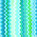Chevron zigzag stripes turquoise lime green fabric for quilting and patchwork sewing projects
