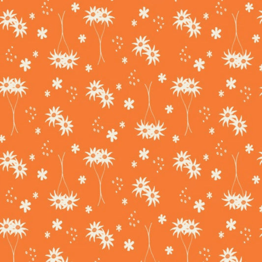 Koala Capers Little Flannel Orange - Amanda Joy Designs KK Fabrics - Three Wishes Patchwork Fabric