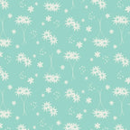 Koala Capers Little Flannel Turquoise - Amanda Joy KK Fabrics - Three Wishes Patchwork Fabric