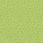Lal the Lamb Mama Lal tonal teardrop swirls medium green blender quilting fabric patchwork quilts nursery coordinate