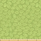 Lal the Lamb Mama Lal tonal teardrop swirls medium green blender quilting fabric patchwork quilts nursery coordinate