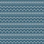 Cross stitch geo stripe rows white teal blue quilting cotton fabric for baby quilts sashing borders and patchwork sewing projects