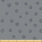 Lewe the Ewe tonal squiggles swirls medium grey blender quilting fabric patchwork quilts sashing nursery coordinate