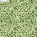 Pearlescent tonal green quilting fabric swirling ripple pattern light dark green for elegant quilts backgrounds sashing and patchwork projects