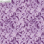 Pearlescent tonal purple quilting fabric swirling ripple pattern lavender violet for elegant quilts backgrounds sashing and patchwork projects