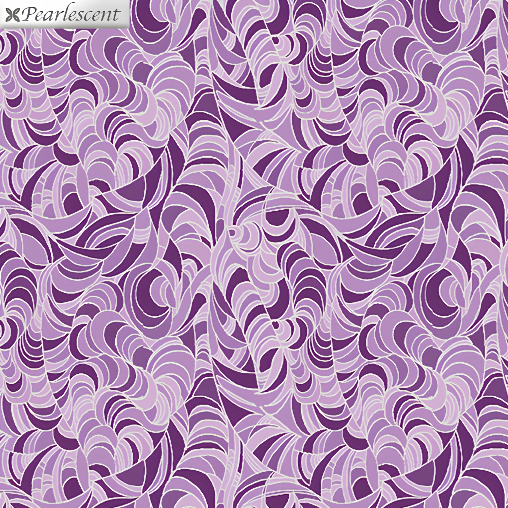 Pearlescent tonal purple quilting fabric swirling ripple pattern lavender violet for elegant quilts backgrounds sashing and patchwork projects