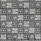 Disney Lion King tribal geometric Hakuna Matata black white fabric for kids' quilts, bags and patchwork sewing projects