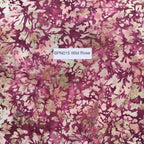 Deep magenta pink and taupe floral damask batik fabric for quilt backgrounds sashing and patchwork projects