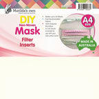 Matilda's Own DIY non-woven mask filter inserts MN585R A4 size 100% polyester microfibre makes up to 24 masks Australian made