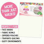Matilda's Own DIY face mask filter inserts A4 pack perfect for face masks fabric bowls zippered pouches trapunto quilting dusty environments