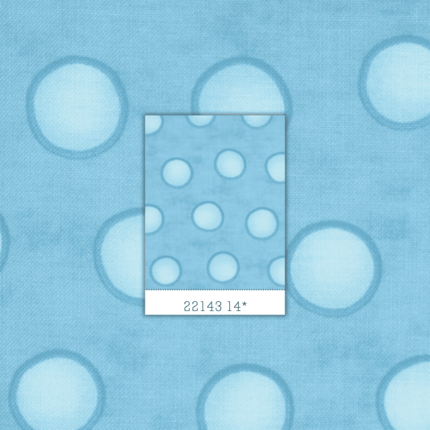 Me and My Sister: Dilly Dally 22143 14 (Turquoise Spots) - Three Wishes Patchwork Fabric