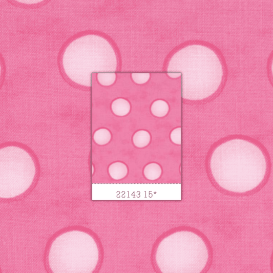 Me and My Sister: Dilly Dally 22143 15 (Pink Spots) - Three Wishes Patchwork Fabric