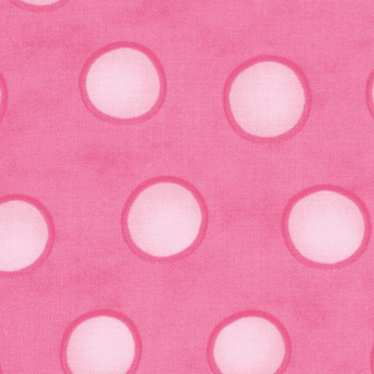 Me and My Sister: Dilly Dally 22143 15 (Pink Spots) - Three Wishes Patchwork Fabric