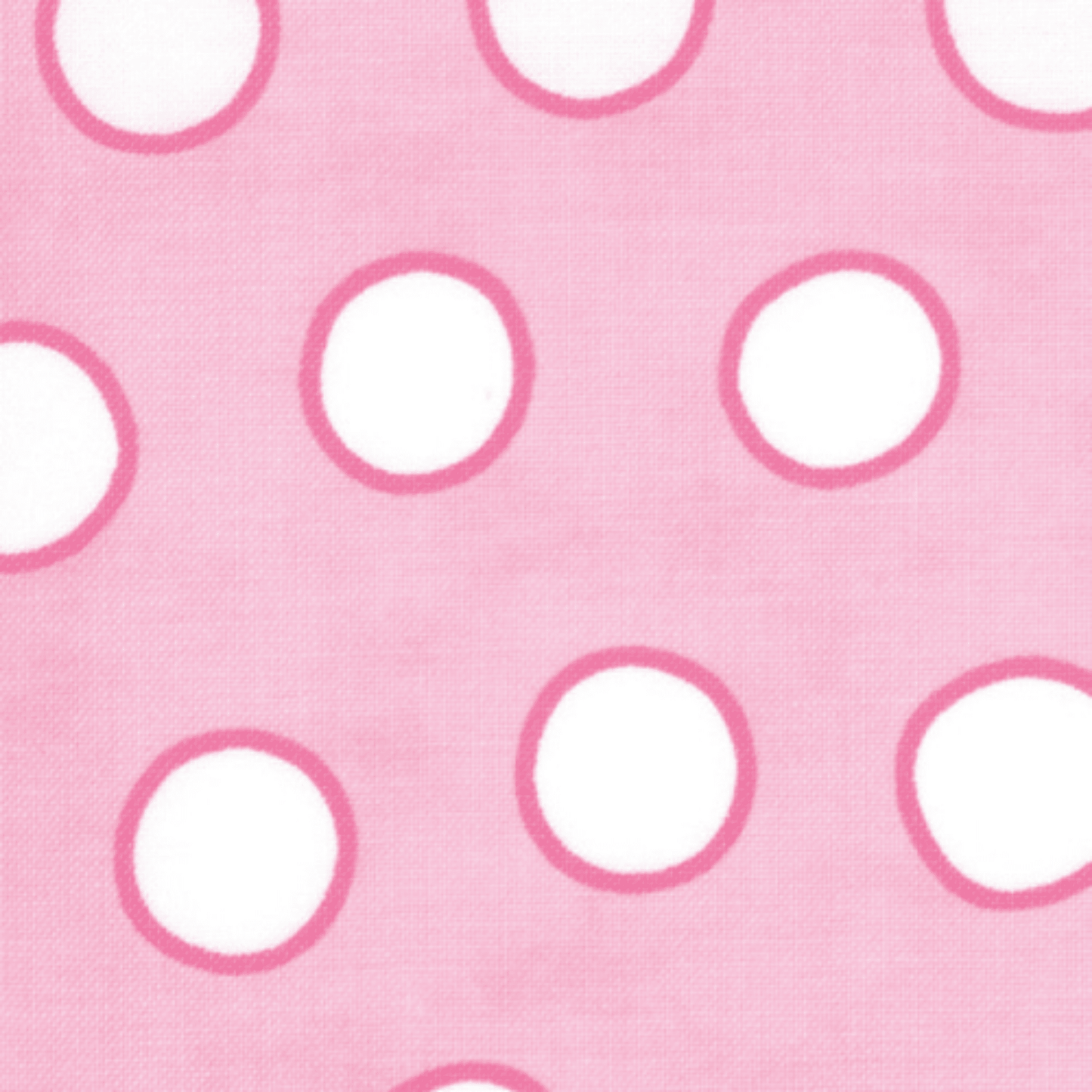 Me and My Sister: Dilly Dally 22143 25 (White/Pink Spots) - Three Wishes Patchwork Fabric