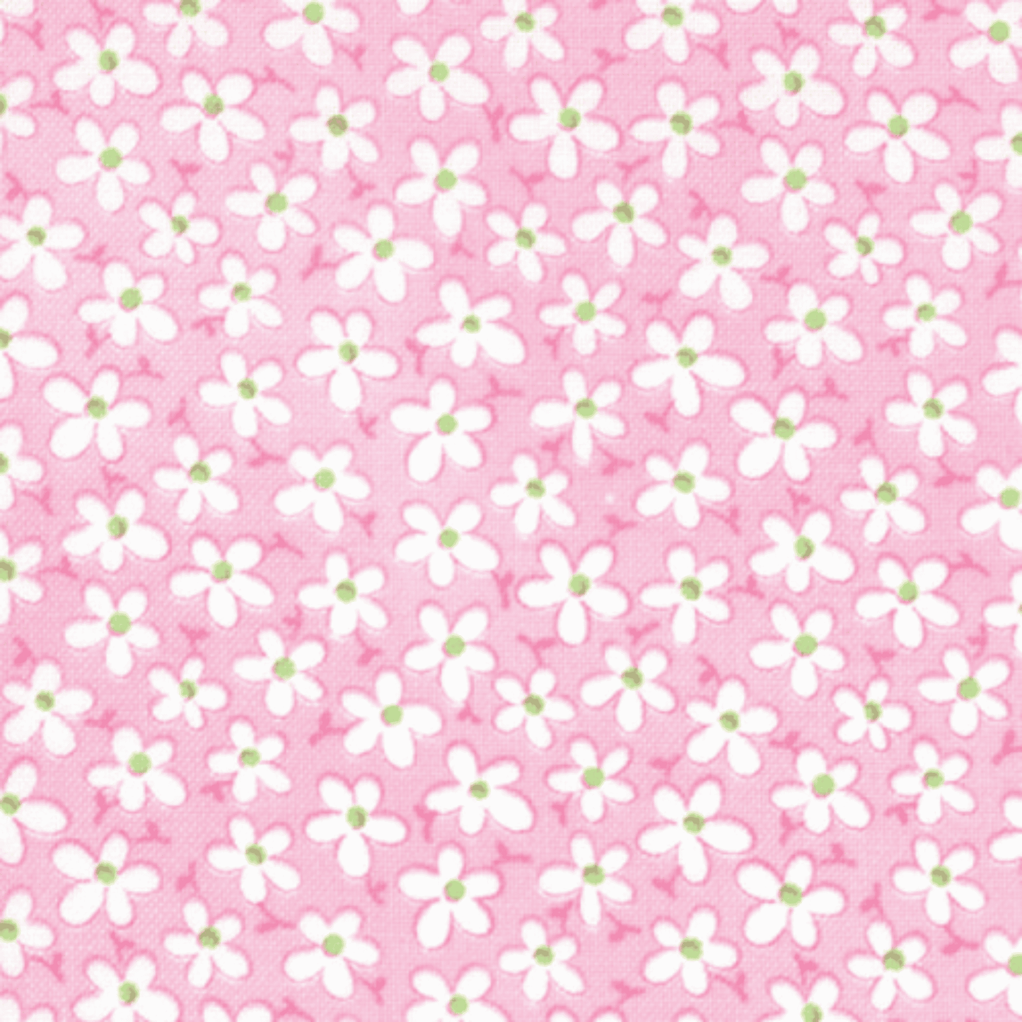 Me and My Sister: Dilly Dally 22145 15 (Pink Small Flowers) - Three Wishes Patchwork Fabric