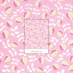 Me and My Sister: Dilly Dally 22146 15 (Pink Leaves) - Three Wishes Patchwork Fabric