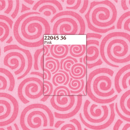 Me and My Sister: Favourites 22045 36 (Pink Swirls) - Three Wishes Patchwork Fabric