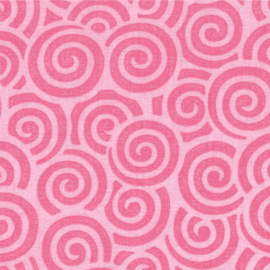 Me and My Sister: Favourites 22045 36 (Pink Swirls) - Three Wishes Patchwork Fabric