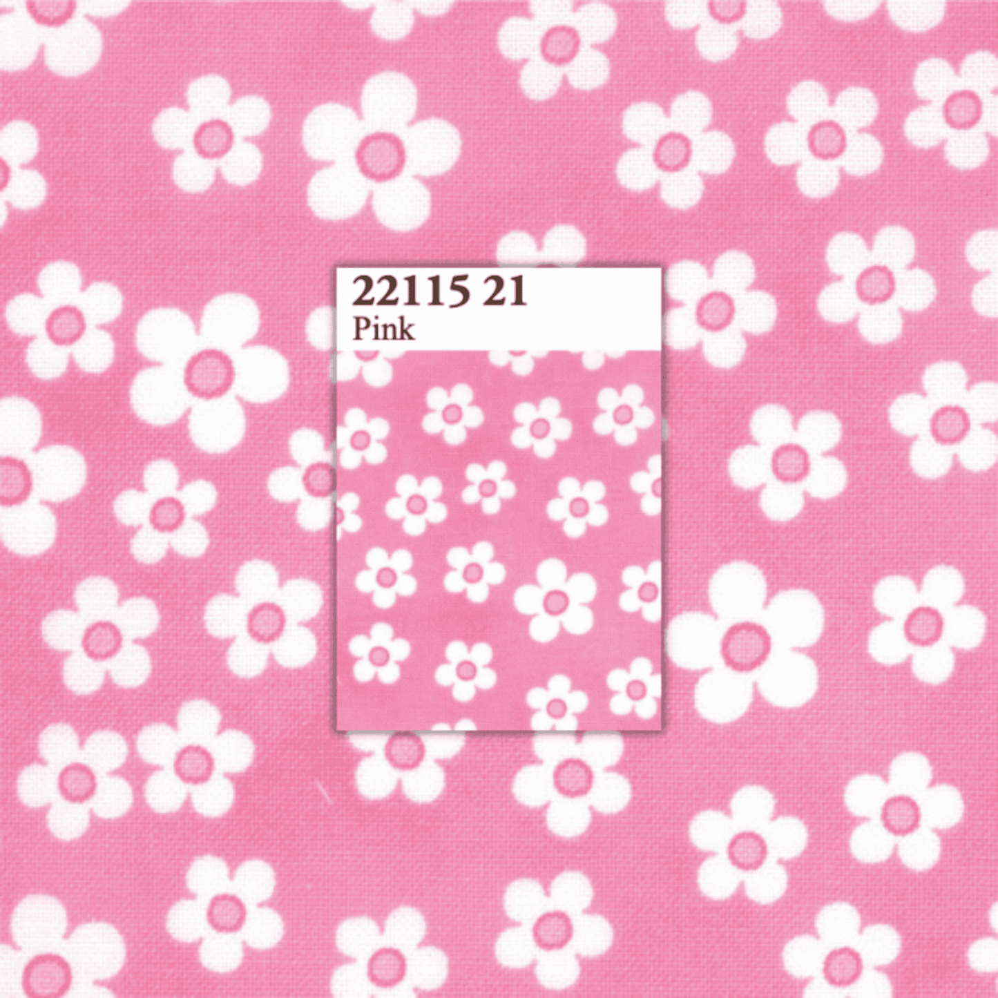 Me and My Sister: Favorites 22115 21 (Pink Flowers) - Three Wishes Patchwork Fabric