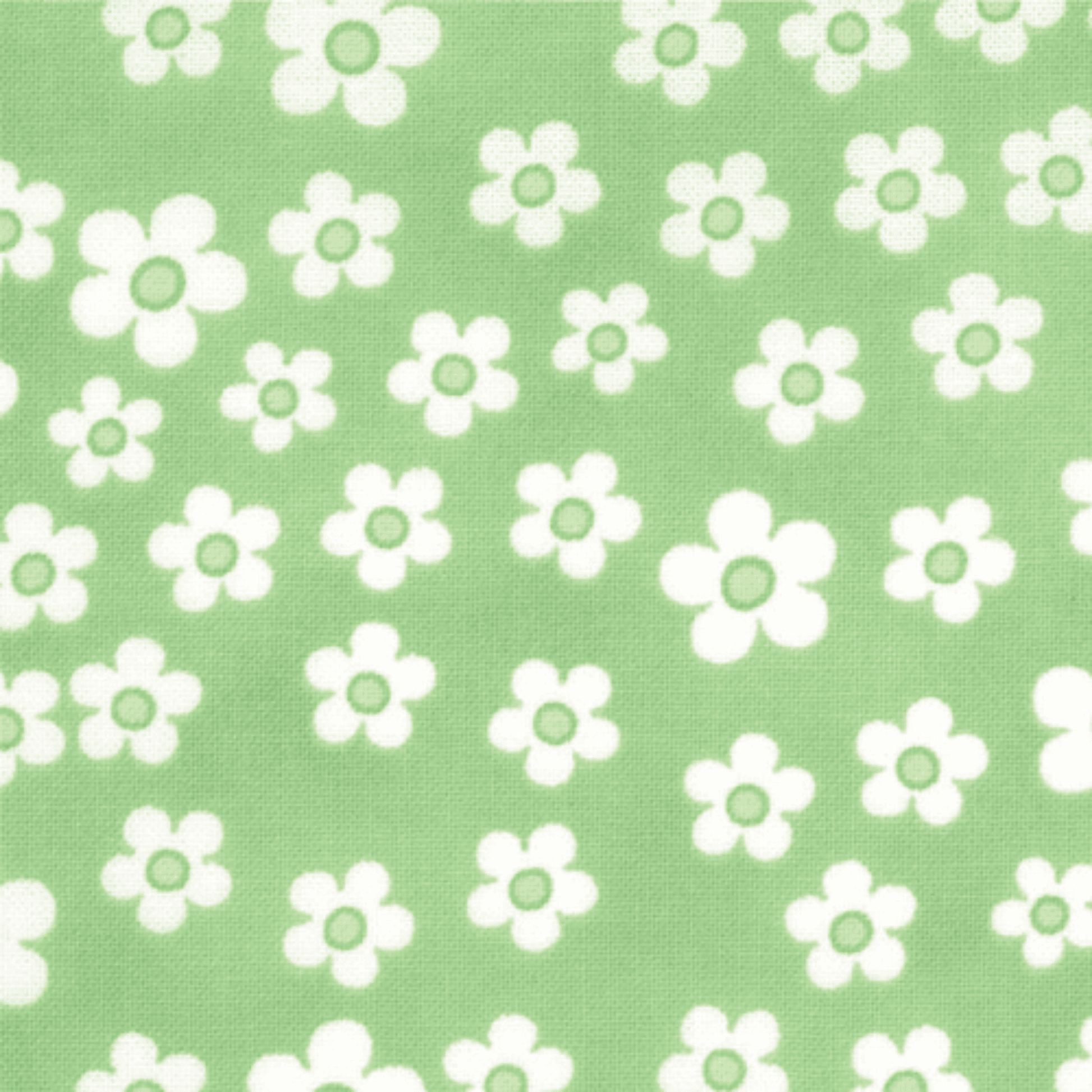 Me and My Sister: Favorites 22115 23 (Green Flowers) - Three Wishes Patchwork Fabric