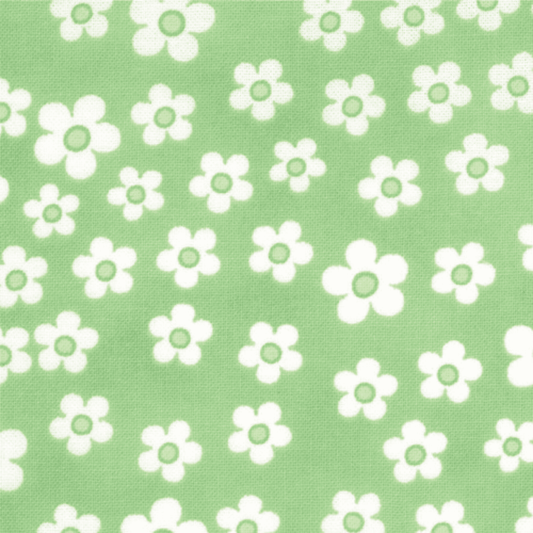 Me and My Sister: Favorites 22115 23 (Green Flowers) - Three Wishes Patchwork Fabric