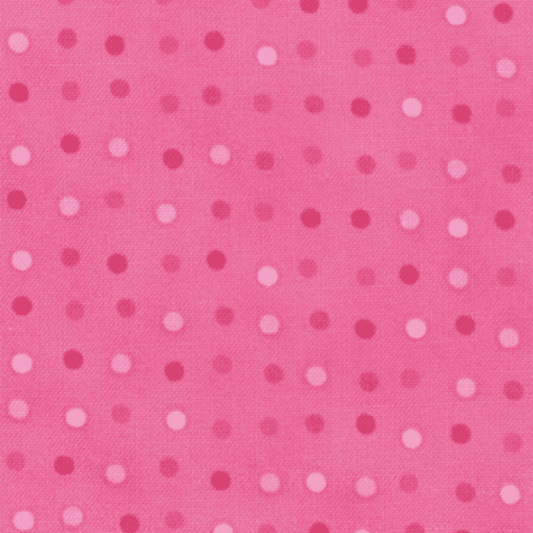 Me and My Sister: Happy 22134 11 (Pink Dots) - Three Wishes Patchwork Fabric