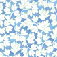 Me and My Sister: Happy 22136 14 (Blue Leaves) - Three Wishes Patchwork Fabric