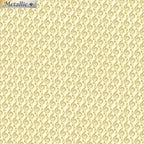 Metallic gold small treble clef G clef music notes cream fabric for music quilts music book bags teacher gifts and patchwork projects