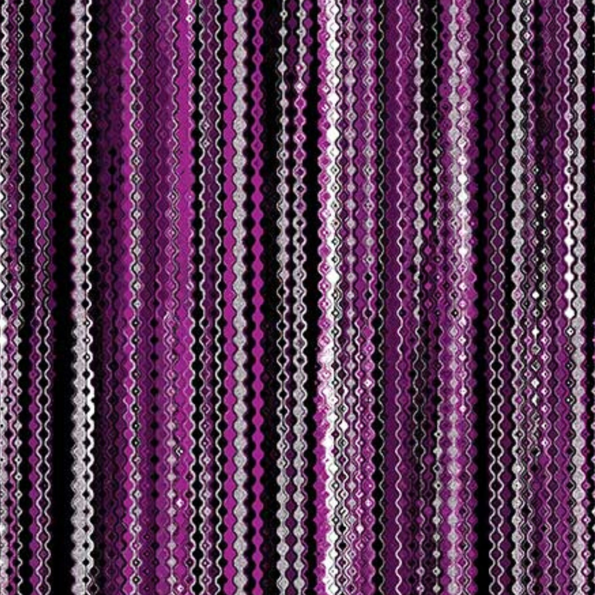 Vertical beaded stripe magenta berry pink pearlescent fabric for elegant quilts and sophisticated patchwork projects
