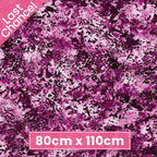Mottled stone texture deep pink black pearlescent fabric for elegant quilts and sophisticated patchwork projects