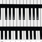 Grand piano keys black white novelty music fabric for music lovers quilts piano teacher gifts and patchwork sewing
