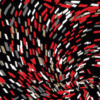 Black red white grey geo music fabric with swirling confetti for music teacher gifts musician quilts