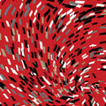Red black white grey geo music fabric with swirling confetti for music teacher gifts musician quilts