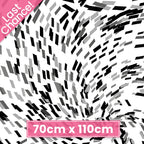 White black grey geo music fabric with swirling confetti for music teacher gifts musician quilts